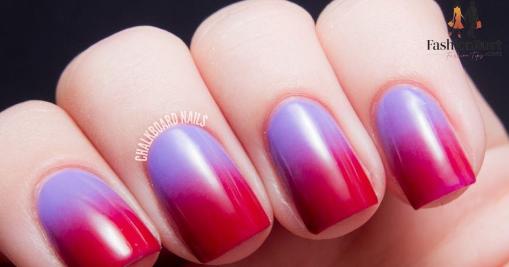 Aura Ombre Nails Design