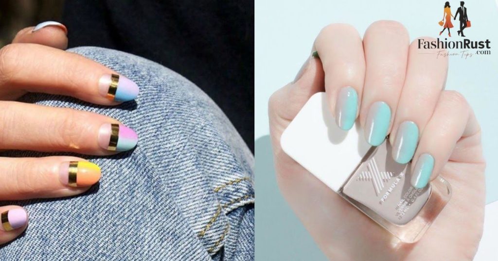 Maximalist Ombre nails