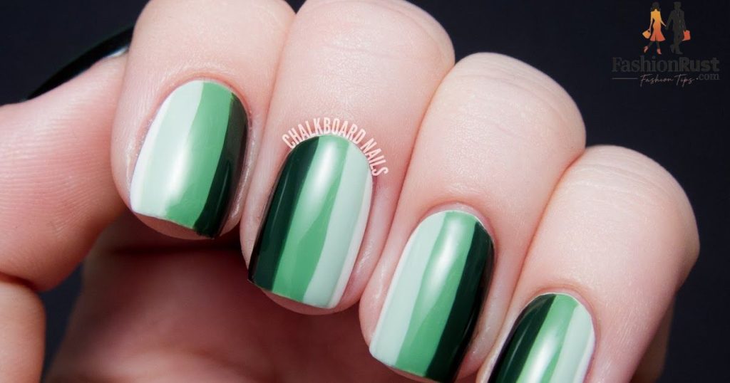 Nude Green ombre